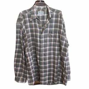 Columbia Plaid Button Down Shirt